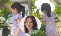 Hoa hậu Đặng Thu Thảo khoe con gái 3 tuổi đã biết phụ mẹ làm việc nhà, ngày càng ra dáng tiểu mỹ nhân
