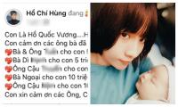 Hồ Gia Hùng (nhóm HKT) khoe cận mặt con trai mới sinh và công bố số tiền lì xì khủng mà quý tử nhận được