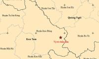 12 trận động đất liên tiếp ở Kon Tum